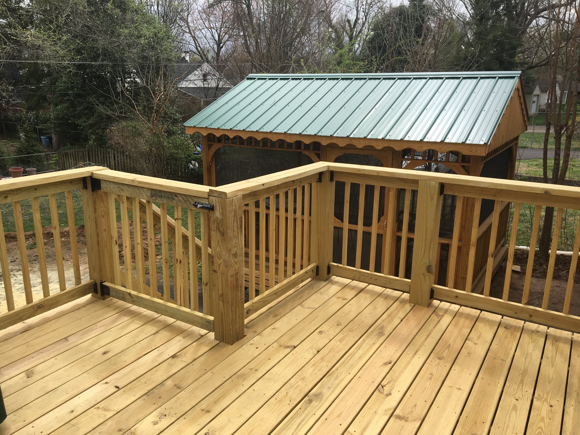 Newly Remodeled Porch Deck